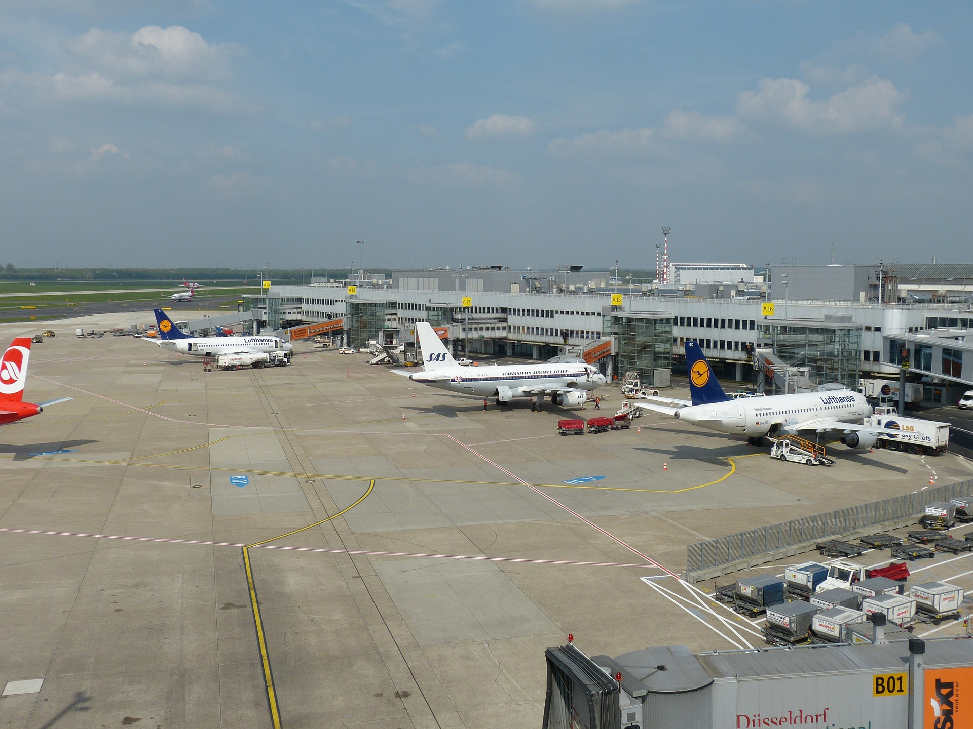 Der Flughafen Düsseldorf
